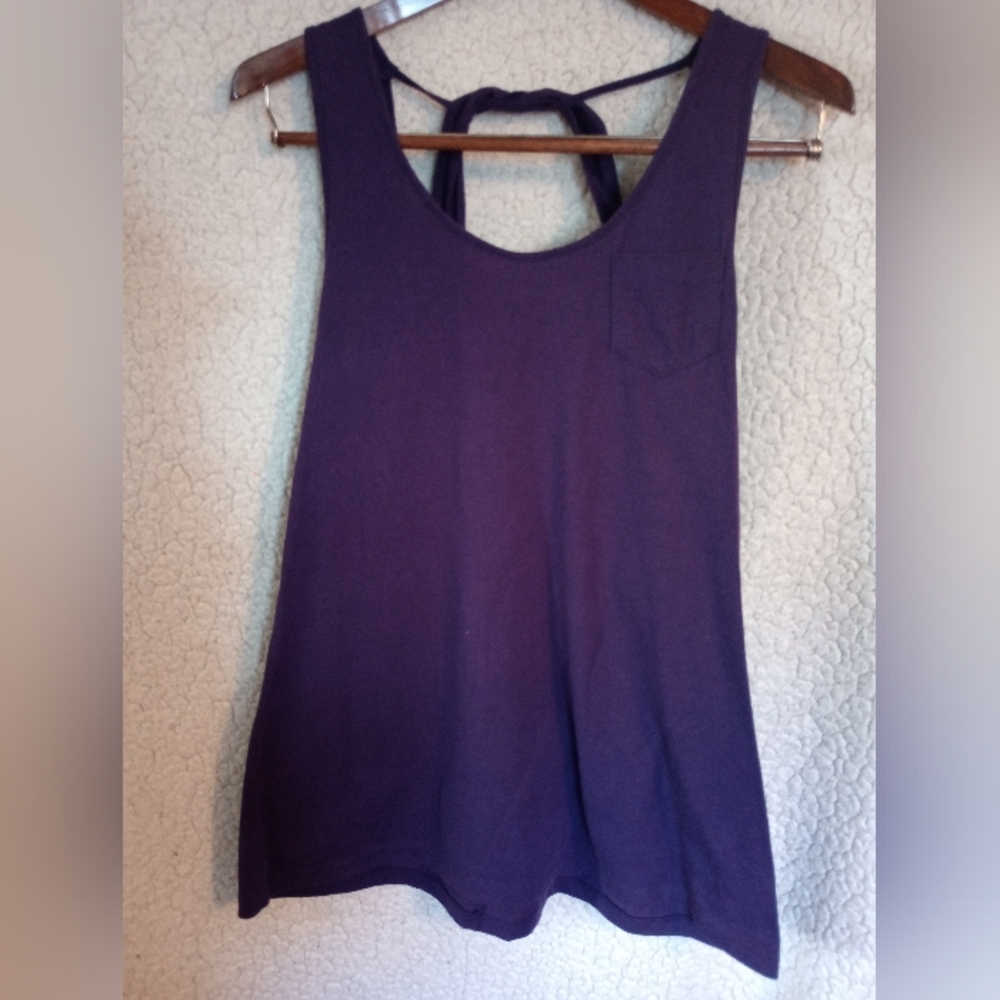 Urban Groove Women's Maternity Tank Top Open Back w/ Pocket